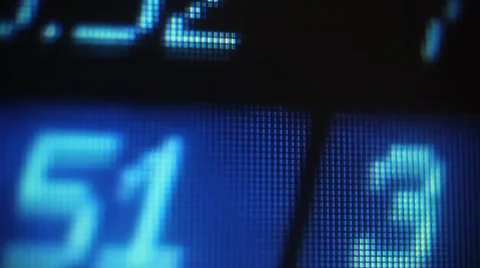 Stock market ticker on computer screen Vidéo 41380559