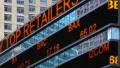 Stock market ticker digital display New York City NYC 4k or 4k+ Resolution