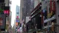 Stock market ticker digital display billboards Times Square New York City NYC 4k or 4k+ Resolution