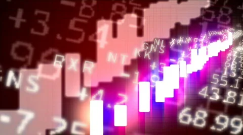 Stock market ticker loop Stock Footage 632509