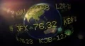 Stock market ticker orbiting earth currency wall st money world shares 4k 4k or 4k+ Resolution