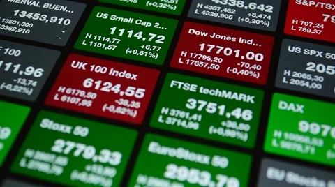 Stock market tickers background Stock-Footage 63662075