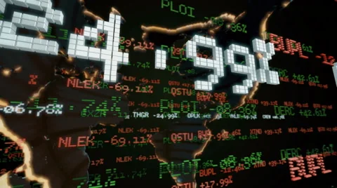 Stock Market Tickers. Loopable. Stock Footage 56070853