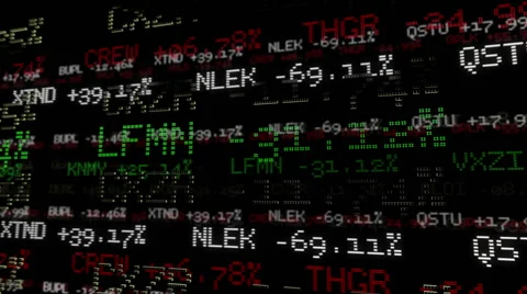Stock Market Tickers. Loopable. 스톡 동영상 56070920
