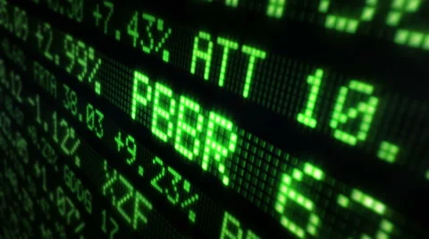 Stock Market Tickers. Loopable. Green. 3 in 1. Several views zoom out. Stock Footage 59574475