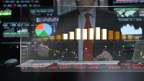Stock Market Traders  Vídeo Stock 200137302