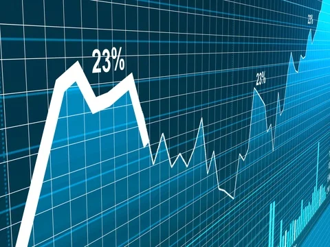 Stock market trading graphic background ... | Stock Video | Pond5