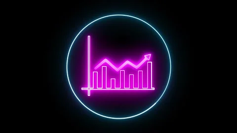 Stock market trading visualization with moving charts. Business data animat.. Stock Footage 313381688