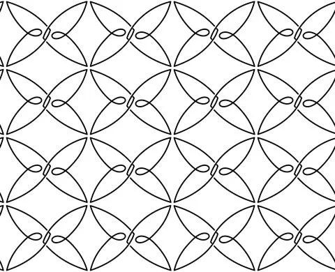 Stock seamless vector geometric pattern of thin black lines isolated on white Illustrazione stock