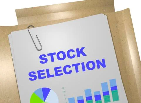 Stock Selection concept Stock Illustration