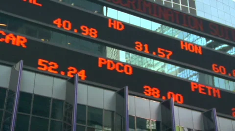 Stock ticker Video stock 844910
