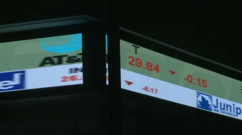 Stock Ticker Speed Up Stock Footage 10772938