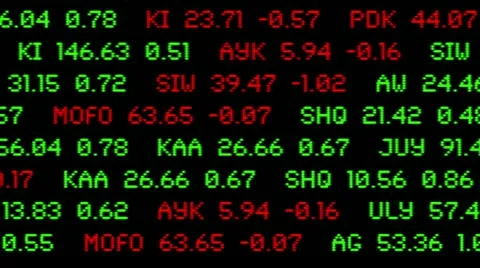 Stock Tickers Loop Stockbeeldmateriaal 22775164