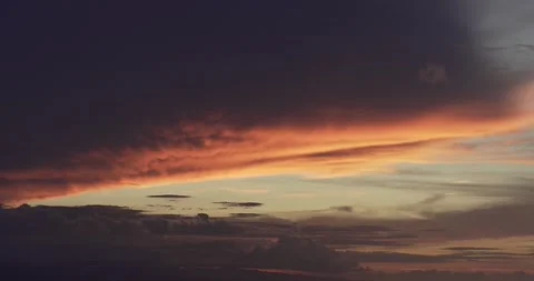 STOCK TIMELAPSE CLOUDS SUNSET 4K Stock Footage 130566871