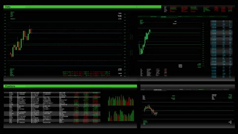 Stock trading application/software interface Stock Footage 93455540