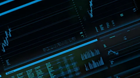 Stock trading application/software interface Stock Footage 93507873