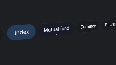 Stock Trading Data Selection Motion Graphics Finance Interface Animation 4K Stock Footage 338043283