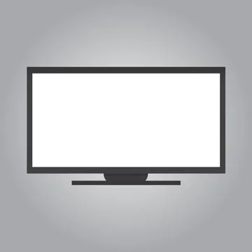 Stock Vector of Blank TV Stock Illustration