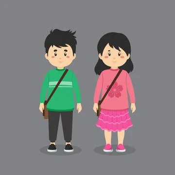 Stock Vector of College Student Stock Illustration