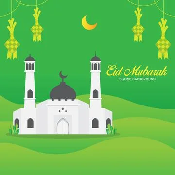 Stock Vector Eid Mubarak Background Stock Illustration