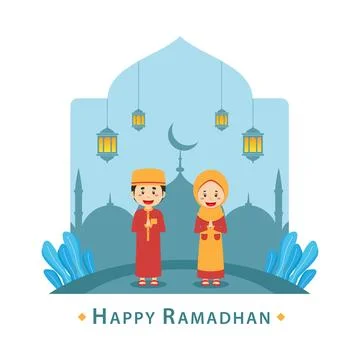 Stock Vector Happy Ramadhan Background Stock Illustration