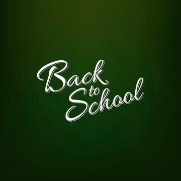 Stock vector illustration calligraphy Back to School. Four backgrounds. EPS 10 Stock Illustration