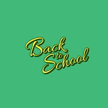 Stock vector illustration calligraphy Back to School. Four backgrounds. EPS 10 Stock Illustration