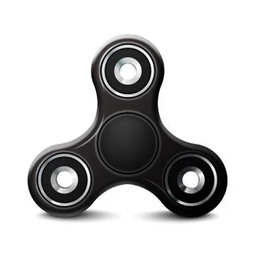 Stock vector illustration realistic spinner Isolated on white background. Fidget Illustrazione stock