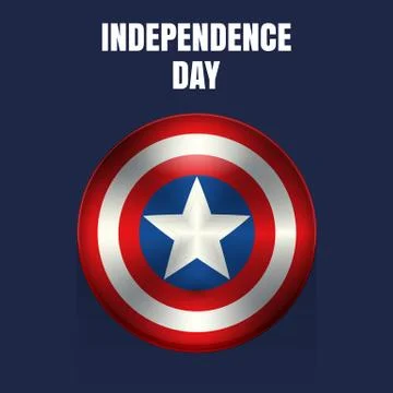 Stock Vector independence day shield Stock Illustration