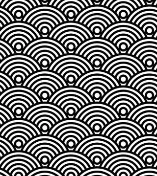 Stock Vector Japanese pattern circle Illustrazione stock