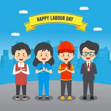 Stock Vector of Labour Day Stock Illustration