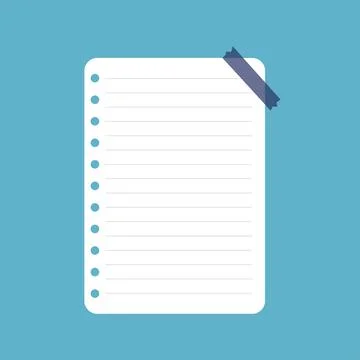 Stock Vector Paper Note Templates Stock Illustration