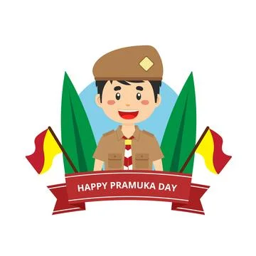 Stock Vector of Pramuka Day Stock Illustration