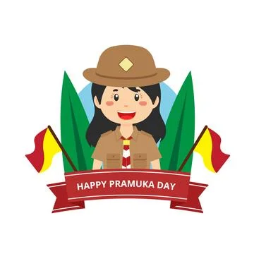 Stock Vector of Pramuka Day Stock Illustration