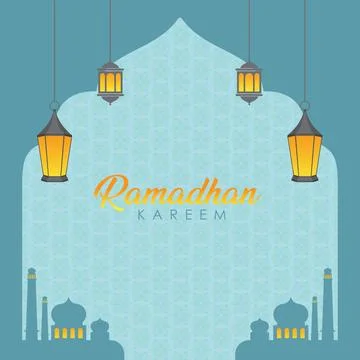 Stock Vector Ramadhan Kareem Background イラスト素材