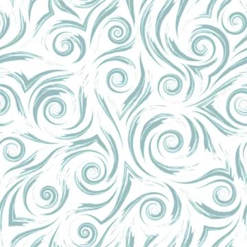 Stock vector seamless pattern. Waves or water splashes. Abstract texture from Stock Illustration