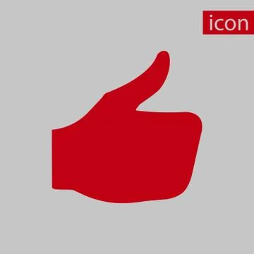Stock vector thumbs up icon vector like icon social network vector icon for app イラスト素材