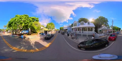 Stock video 360 equirectangular Key West Florida USA Stock-Footage 253931107