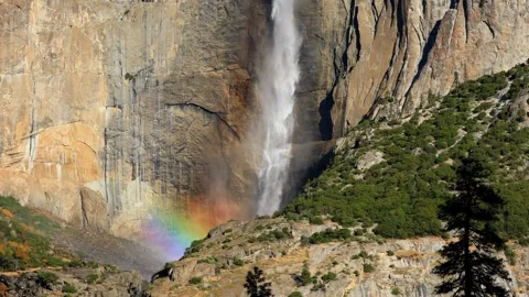 This stock video features an aerial drone shot featuring a waterfall. Stock Footage 277147537