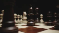 The king is knocked to the ground after being defeated in a game of chess.,  Business, Corporate Stock Footage ft. chess king & chess game - Envato  Elements