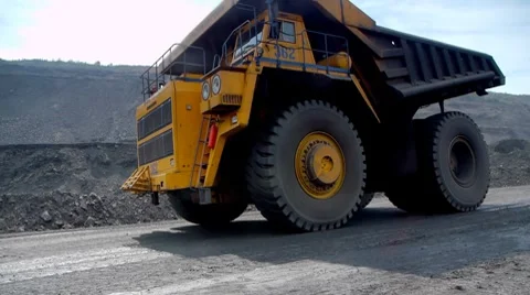 Stock Video Footage Mining Dump Truck Video stock 7748116