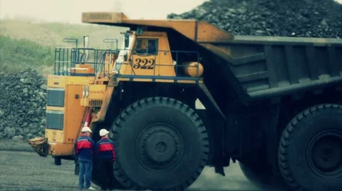 Stock Video Footage Mining Dump Truck Stock Footage 8558171
