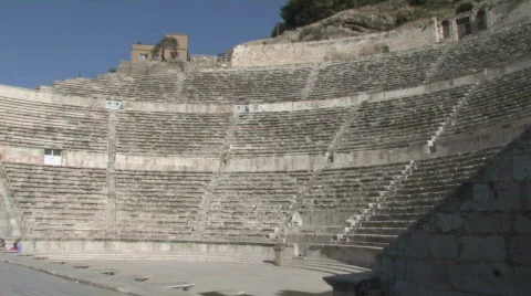 Stock Video of Jordan: Roman Theater in Amman Stock Footage