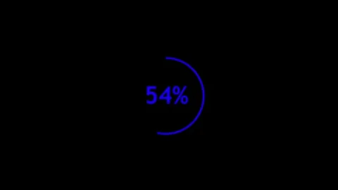 A Loading Progress Bar Animation Background. Circle Loading .. Stock Footage 292364118