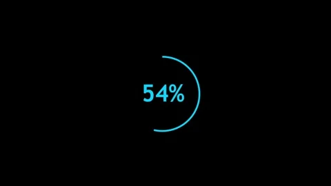 A Loading Progress Bar Animation Background. Circle Loading .. Stock Footage 292364122