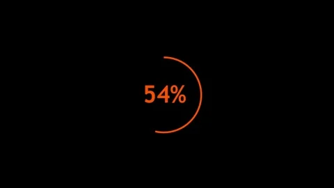 A Loading Progress Bar Animation Background. Circle Loading .. Stock Footage 292364175