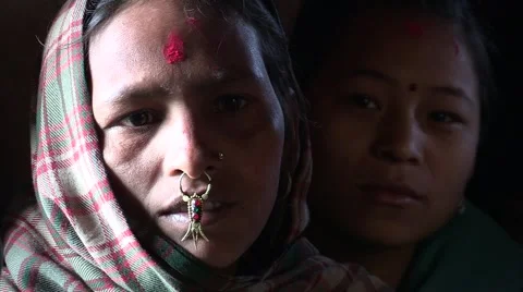 Nepal: Faces Stock Footage 3502509