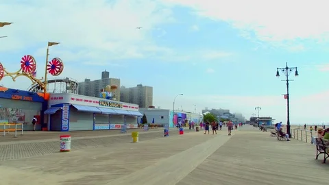 Stock video New York Coney Island Stock Footage