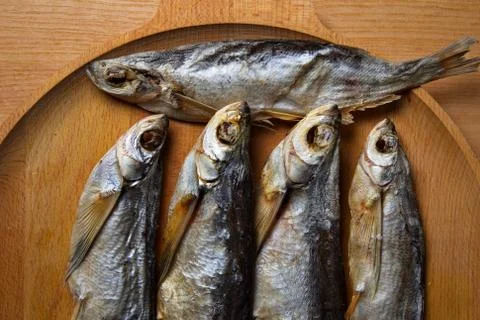 Stockfish. Sabrefish on the table. 写真素材