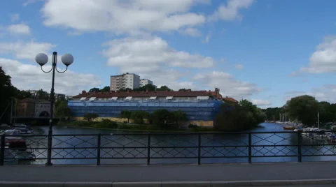 Stockholm - Bridge Stock Footage 68491279